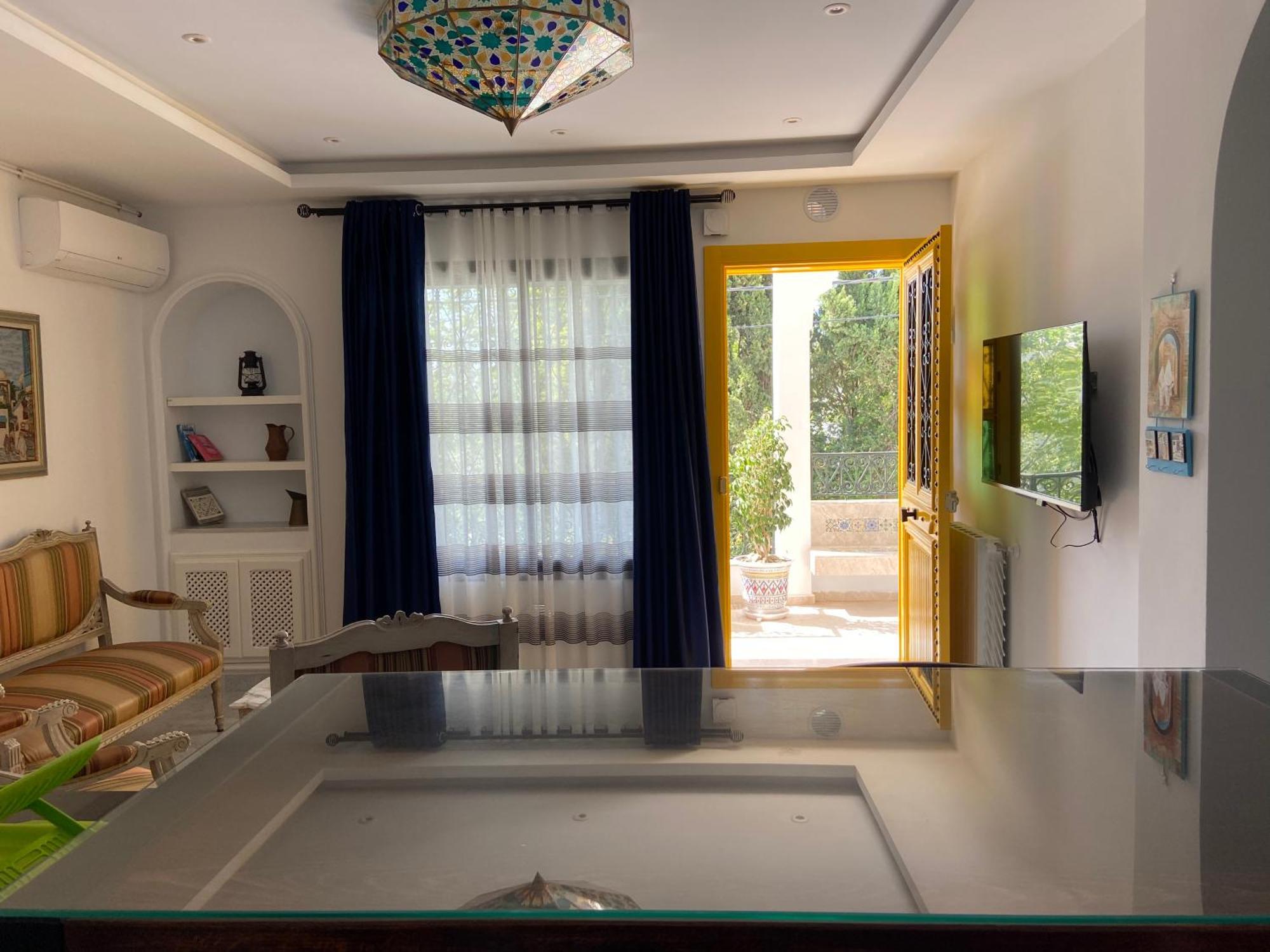Marsa - Sidi Bousaid Lovely Authentic Apartment La Marsa Luaran gambar